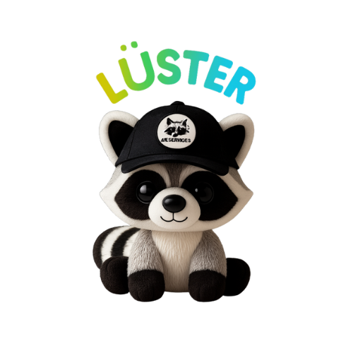 Lüster — logo ufficiale con procione